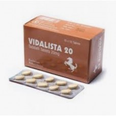 Vidalista Tadalafil 20 mg ( 25 strippen, 250 tabletten)